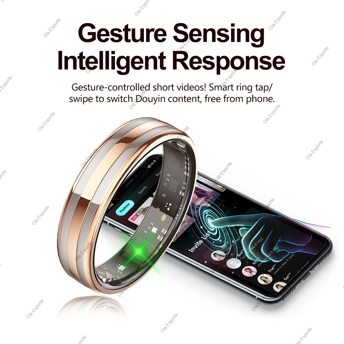 2026 New Smart Ring Temperature Heart Rate Sleep Monitoring Motion-Sensing Game IP68 Waterproof Men Women SmartRing Holiday Gift 4