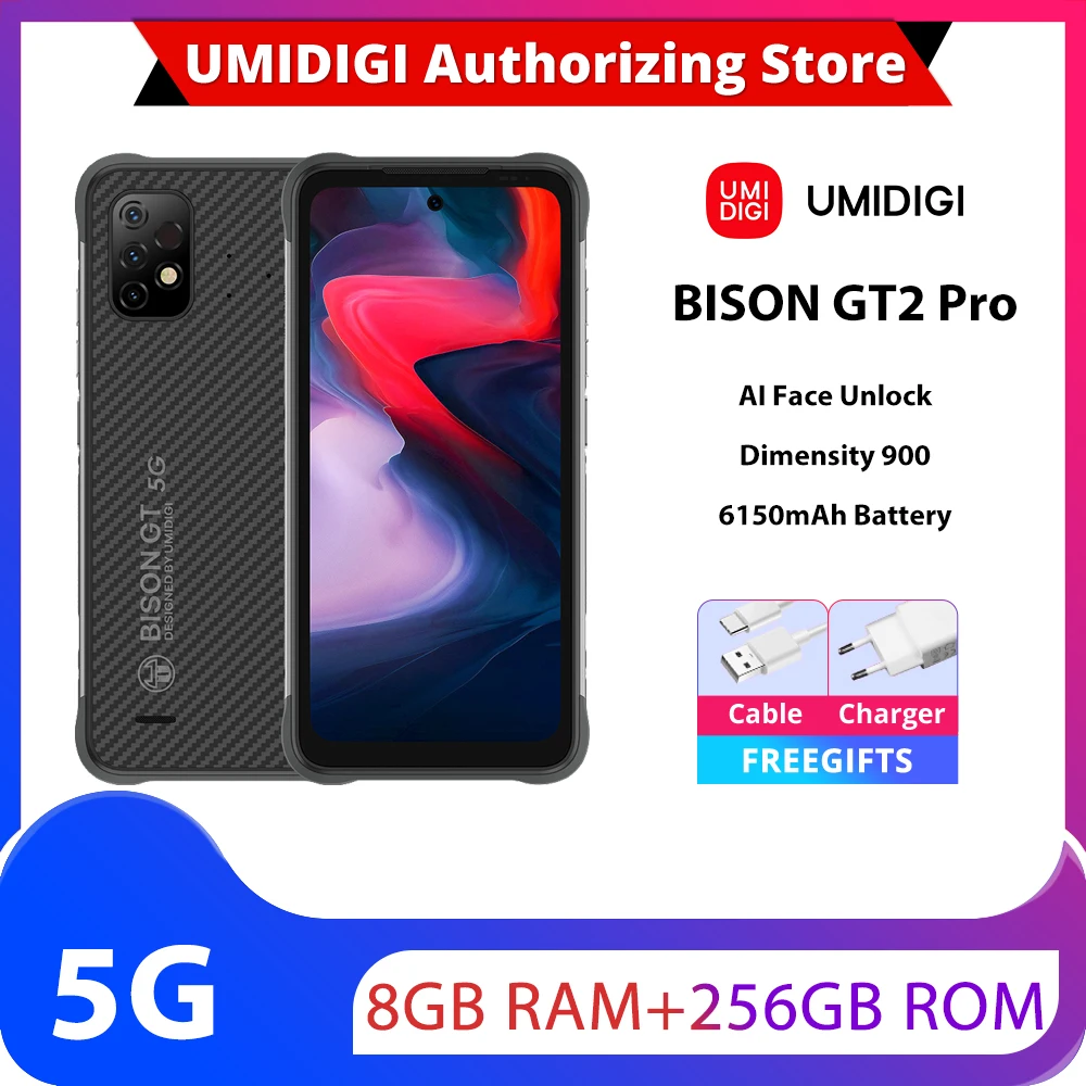 Umidigi-頑丈なスマートフォン,bison gt2/gt2 pro,5g,Android