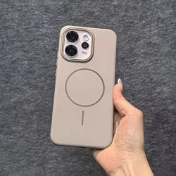 Custodia Magnetica Ultra Sottile Anti-Impronte in PC Opaco per OPPO Reno