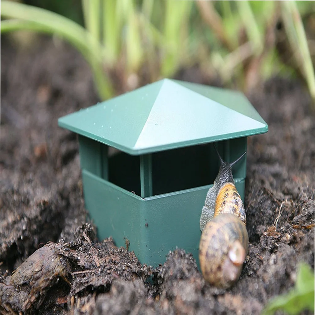 

10Pcs Reusable Bait Snail Traps Garden Pest Catch Trap Safe Gardening Slugs Snails Catcher Eco-Friendly Snail Cages