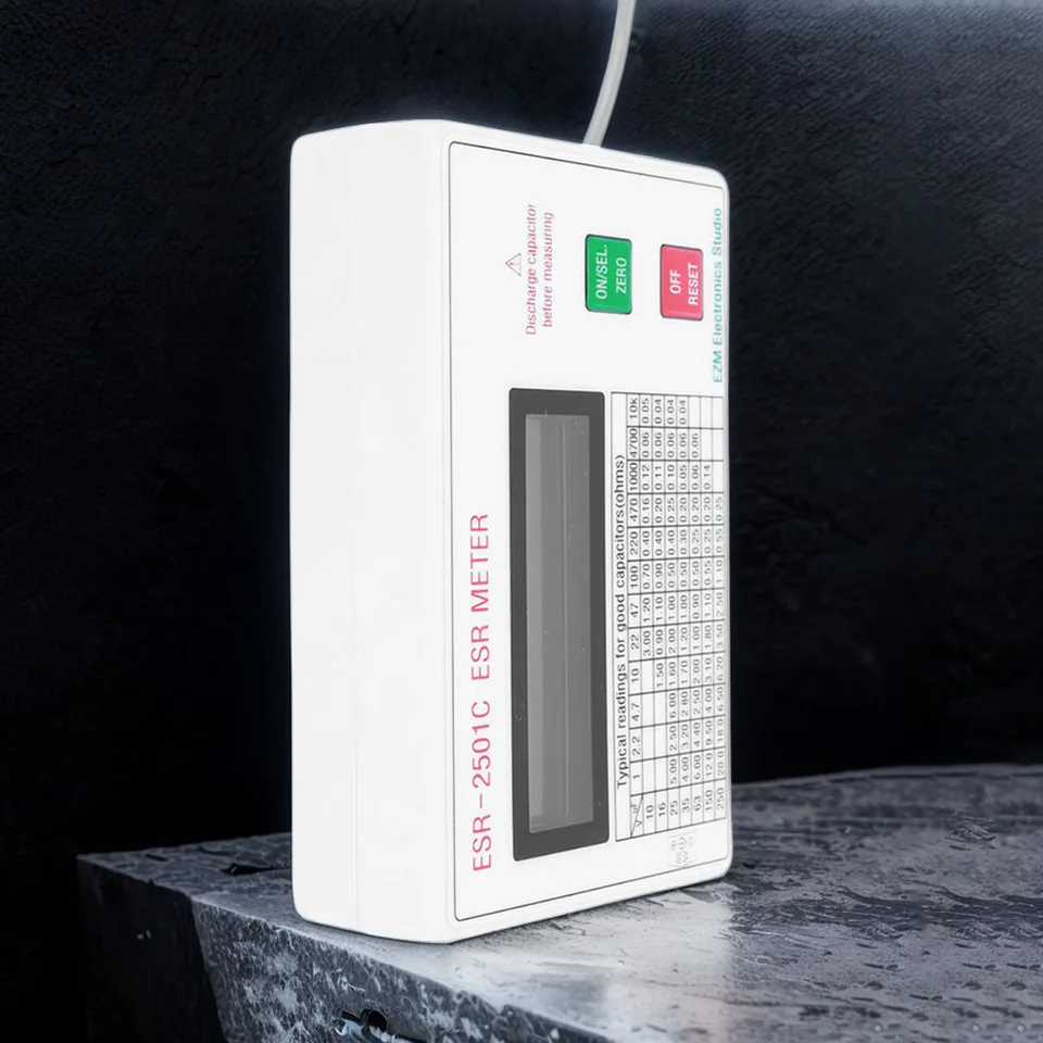 ESR DCR Capacitor Tester with Test Leads