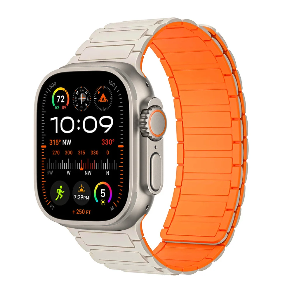 Magnetic Silicone Link Bracelet