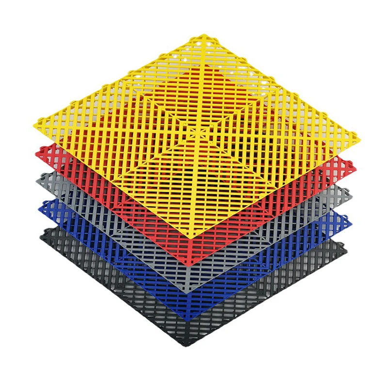 Best Selling Removable/ Mobile Garage Floor Tiles Plastic Floor Mat