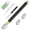Cutter 2mm-20mm & Glass Cutting Oil, Upgrade Glass Cutting Tool with Automatic Oil Feed, Glass Cutter 1