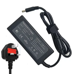 Compact 45W 19.5V Laptop Charger with 4.5x3.0MM Connector for Dell Inspiron and XPS Series (Adapter with UK plug)