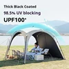 Naturehike BLACKDOG Automatic Dome Shelter Docking Tent Quick Open Skyscreen Outdoor Camping Canopy Black Coated Sunshade Large 3