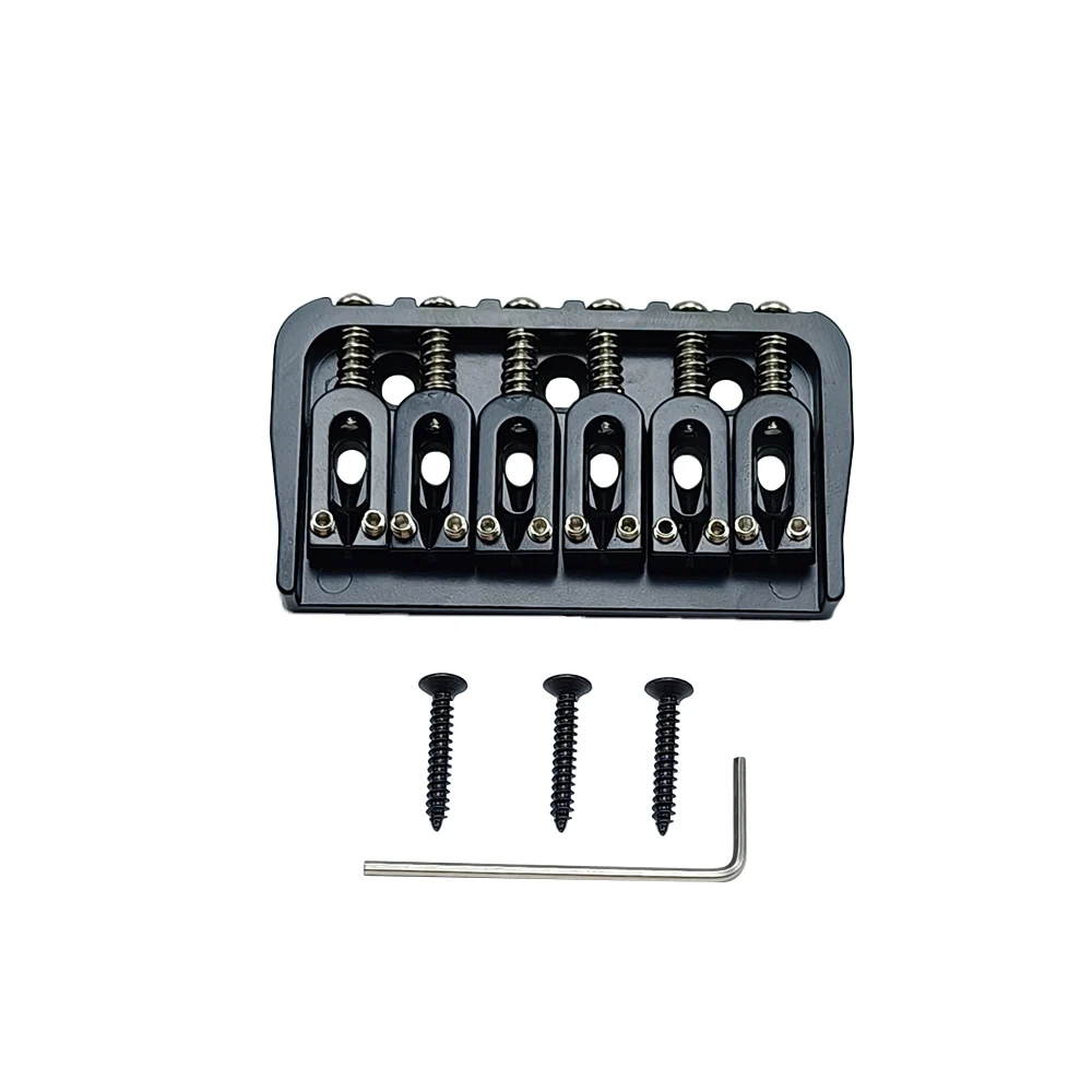 

6 Strings Fixed Guitar Bridge Guitar Accessories Black