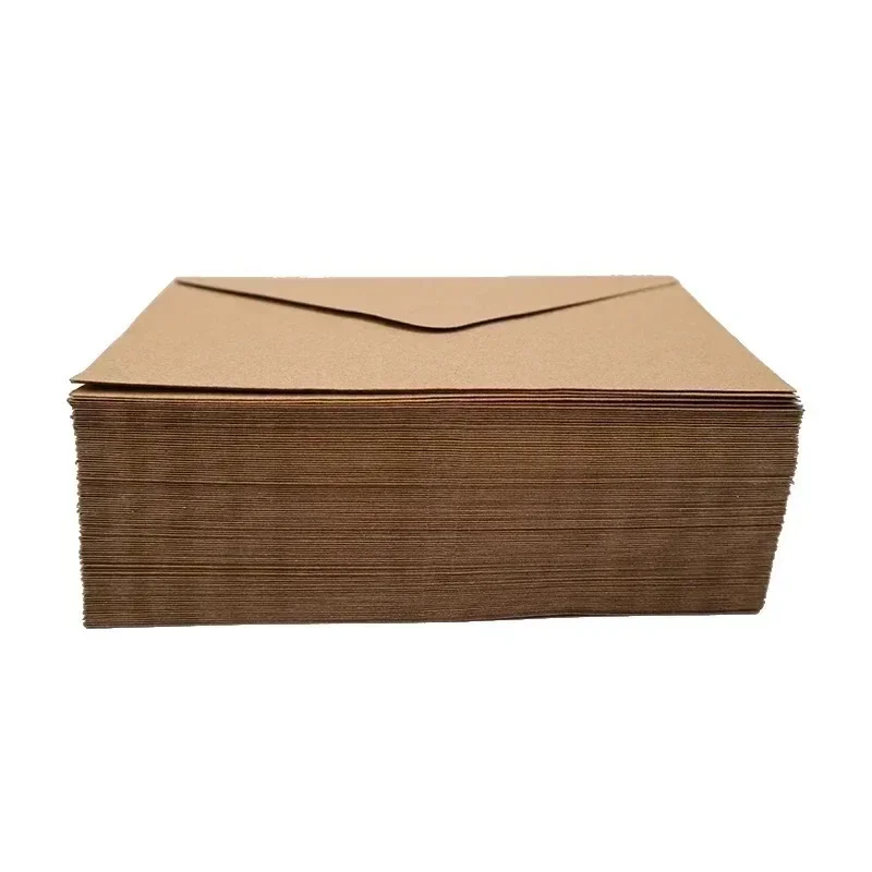 10-100 pcs Kraft Paper Envelopes Classical White Mini Paper Window Envelopes Wedding Invitation Envelope Gift Envelope