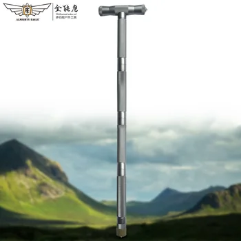Dropshiping Walking stick Outdoor Defense Tactical Stick Alpenstock Hiking Camping Equipment Multifunctional Sticks 4