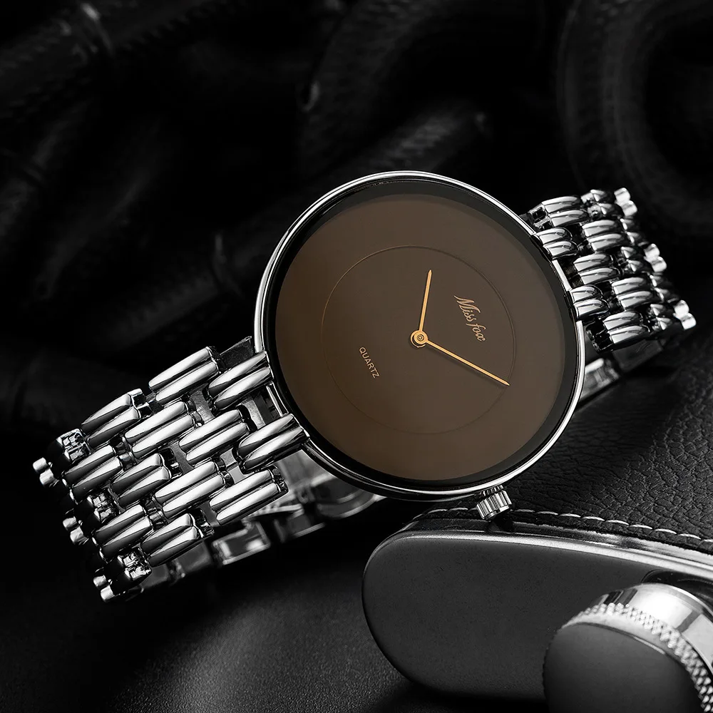 UTHAI zegarek męski lekki luksusowa marka proste Retro wysokiej klasy złote zegarki na bransoletce wodoodporny męski damski modny zegarek kwarcowy