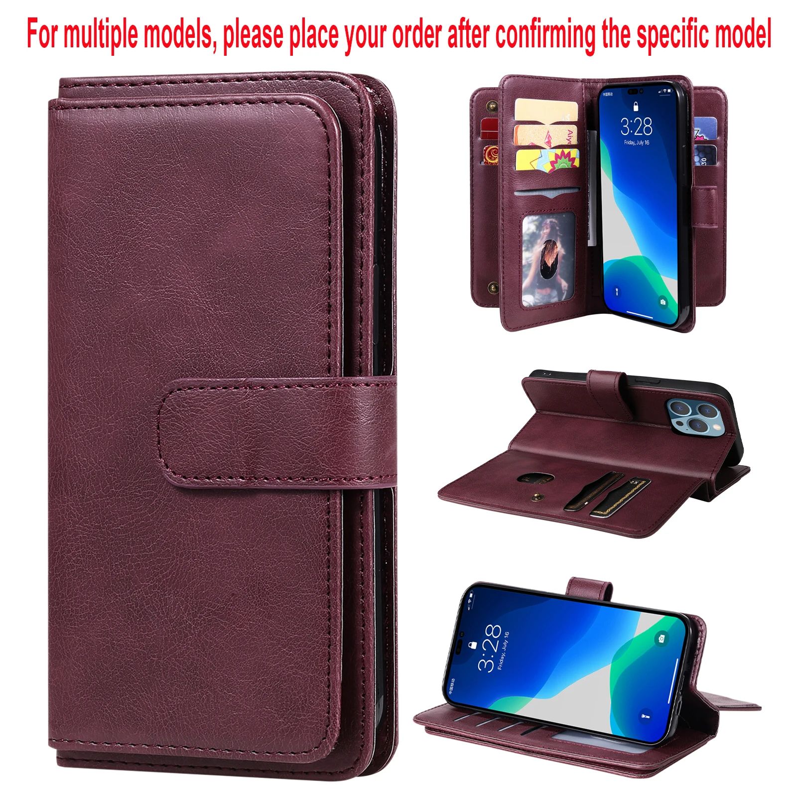 Premium Multi-Device Wallet Phone Case