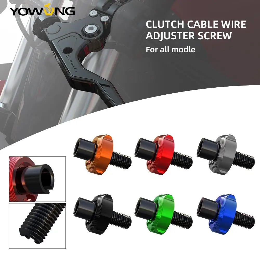 

For SUZUKI GSXR GSX-R 600 750 GSXR 1000 GSX-S GSXS 1000 F 2020 10mm/8mm Universal Motorcycle Aluminum Clutch Cable Wire Adjuster