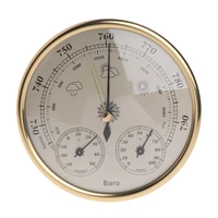3 in 1 Barometer Thermometer Hygrometer Measure Gauge for Household Weather Station Indoor and Outdoor Use Dial Type 1