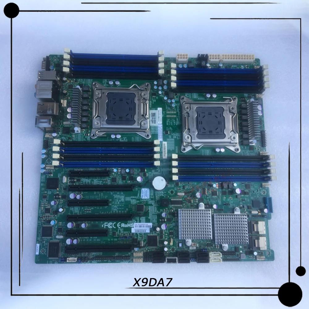 

X9DA7 для Supermicro двухсторонняя материнская плата для ПК E-ATX Intel C602 DDR3 Xeon