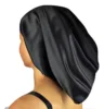 Birdtree 100% Mulberry Silk Bonnets Female  Triangel Sleeping Night Pure Hair Wrap Cap For Curly Ladies Headwrap A34320M 2