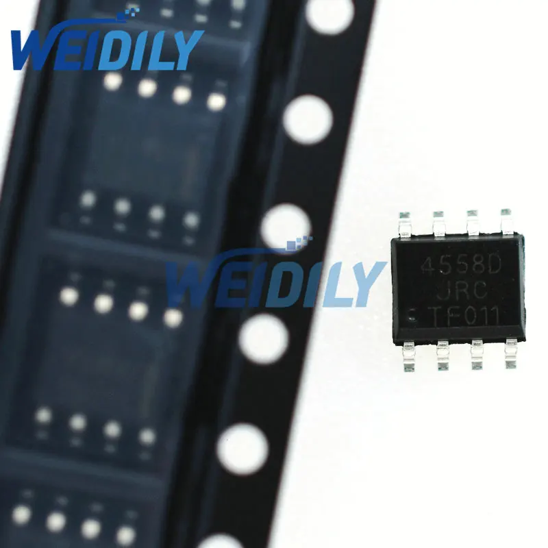 10Pcs SOP8 Smd Ic LM258 LM358 LM393 NE555 JRC4558 MC34063 UA741CN UC3842 UC3843 UC3844 UC3845 Nieuwe Sop-8