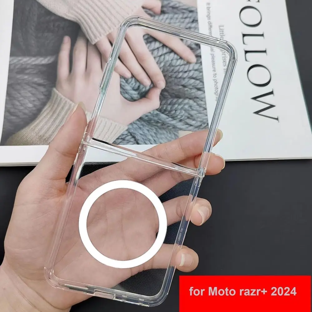 Magsafe Magnetic Wireless Charging Clear Shockproof Case Cover