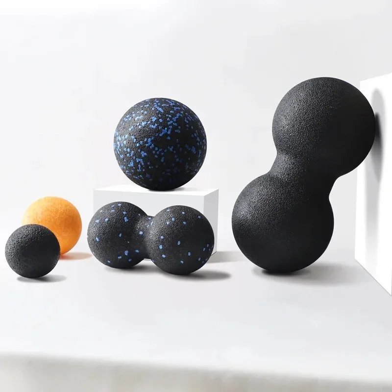 1 Pc Fitness Ball High Density EPP Peanut Massage Ball Lightweight Back/Neck/Foot Mobility Deep Tissue Myofascial Release