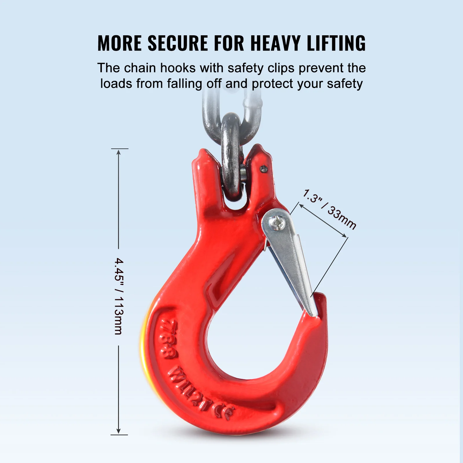 Heavy Duty Steel Lifting Chain Sling with Hooks for Engine Hoist