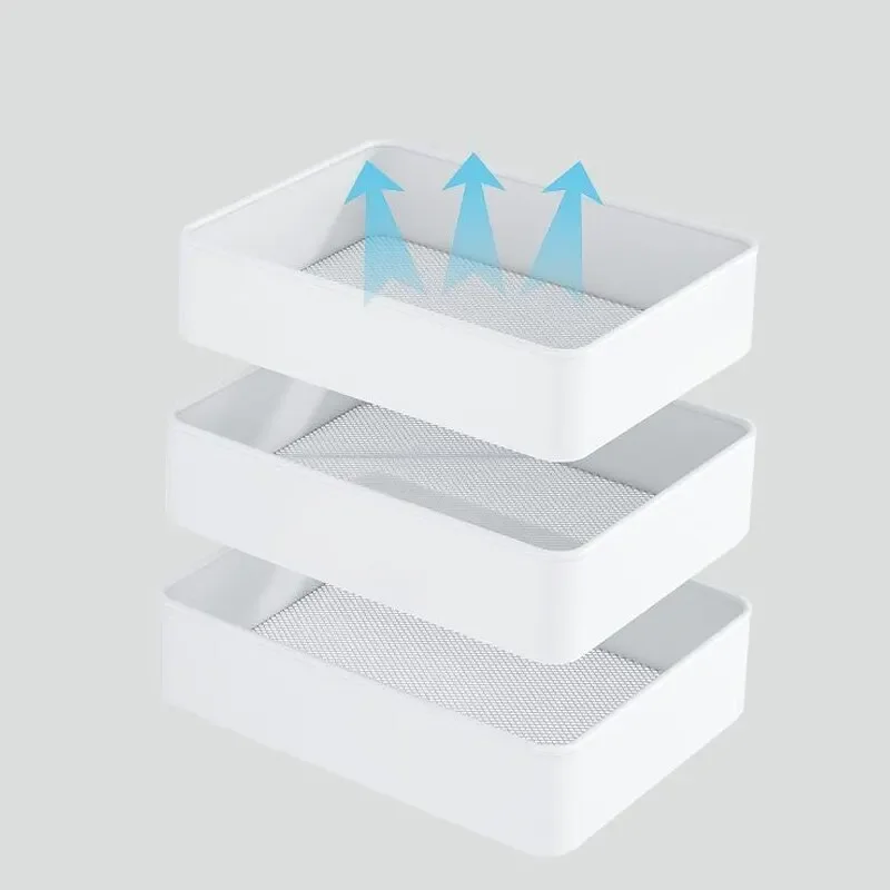3-Layer Kitchen Storage Racks for Parlor Bathroom Office Shelf Gadget Stainless Steel Holder Trolleys Food Clothes Sundry Organizer