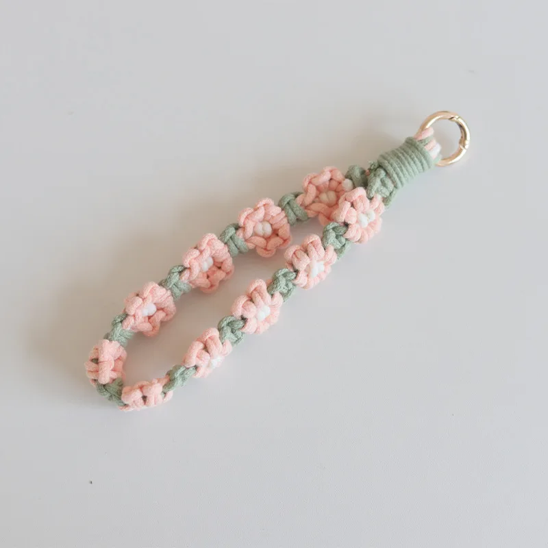 cobee Daisy Macrame Portachiavi, Portachiavi da Polso Fatto