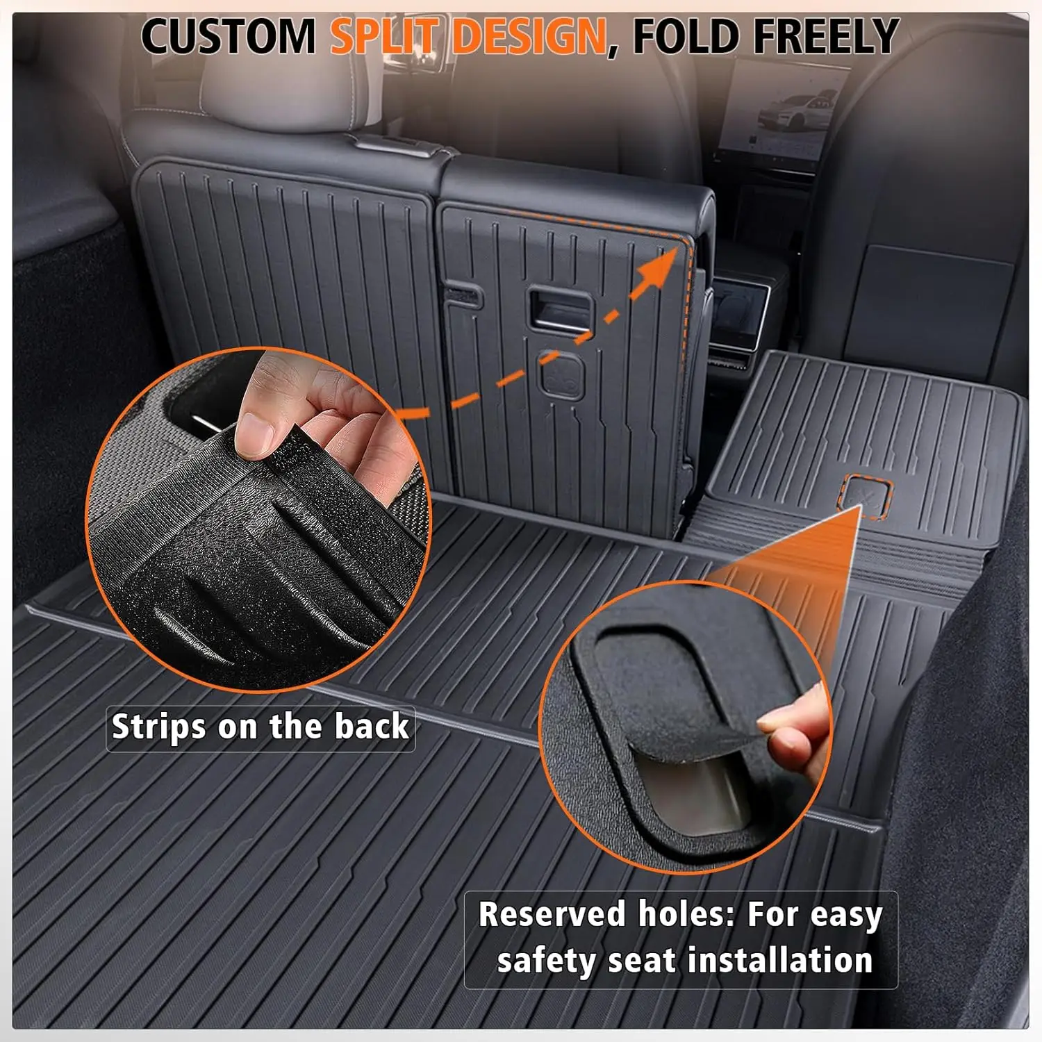 All-Weather Trunk Mats for Tesla Y 2025 5