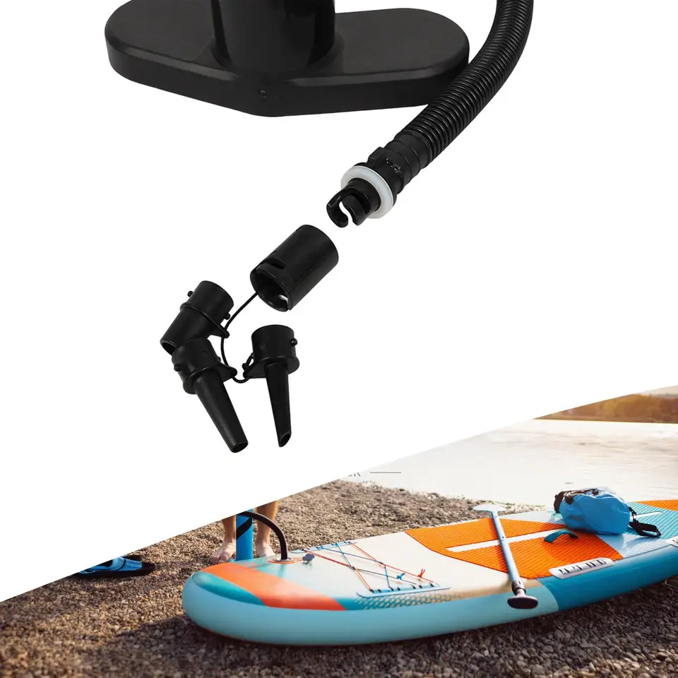 CO04016-CANOE.1-2pcs Kayak Gonflable Pompe Adaptateur Bateau À Rames