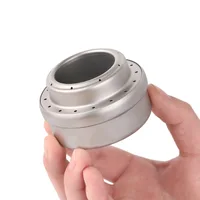Ultralight Titanium Burner Camping Outdoor Picnic 50g Ti Alcohol Stove 1