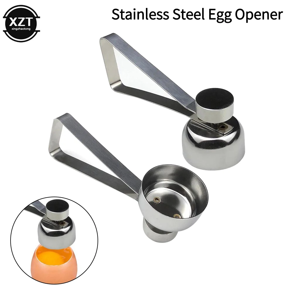 304 Stainless Steel Egg Scissors Eggshell Opener Double Head Metal Boiled Egg Creative Gadgets Kitchen Cooking Accessories Tools egg shell opener egg opener egg shell scissors
