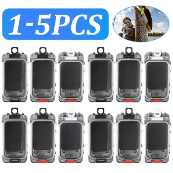 1-5PCS Fishing Tackle Case DIY Fishing Bait Storage Case Double-layer Multifunctional Fishing Gear Accessories Pesca Tools