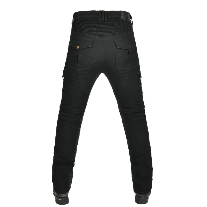 남성용 CE 인증 여름 오토바이 라이딩 팬츠, 2025년형 충격 방지 바이커 레이싱 진 (보호 장비 포함)