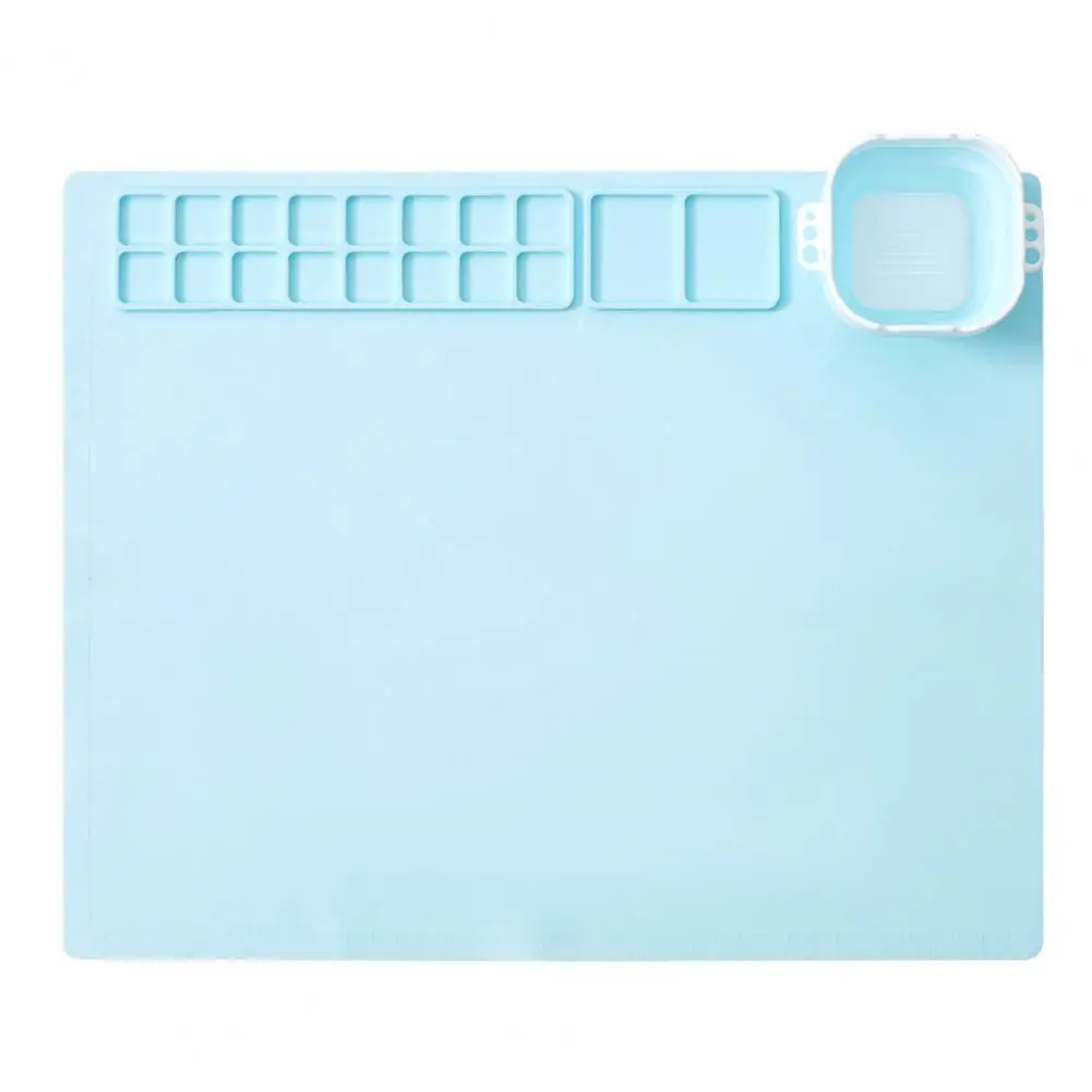 Silicone Artist Mat Collapsible Cup Craft Mat Collapsible Cup Silicone Craft for Diy Projects Painting Non-stick Surface