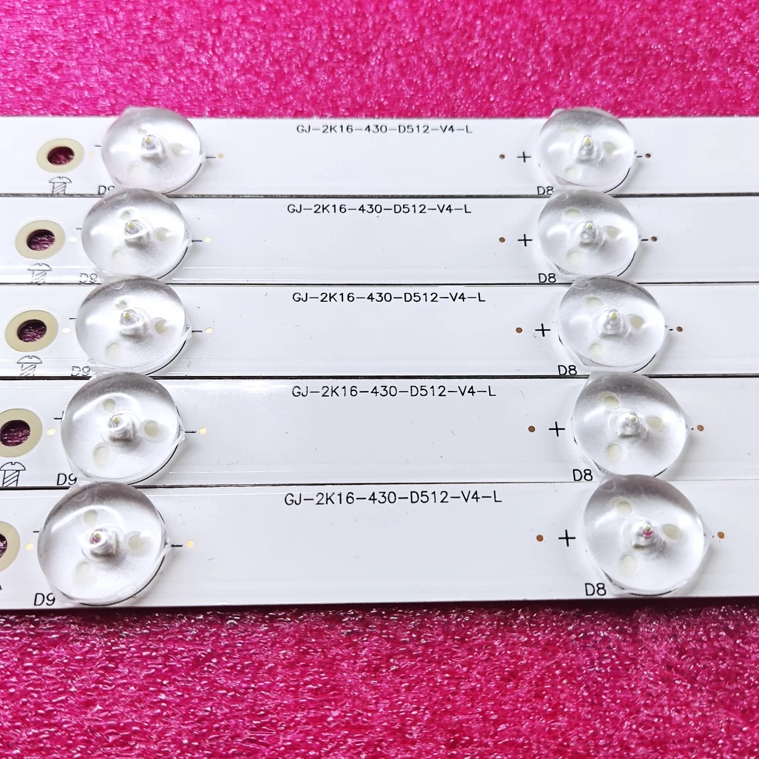 Bande Rétroéclairage LED Pour TV Philips 43" Modèles 43PUS6201/12, 43PUS6262/05, 43PUS6272/05, 43PUS6401/12 Etc.