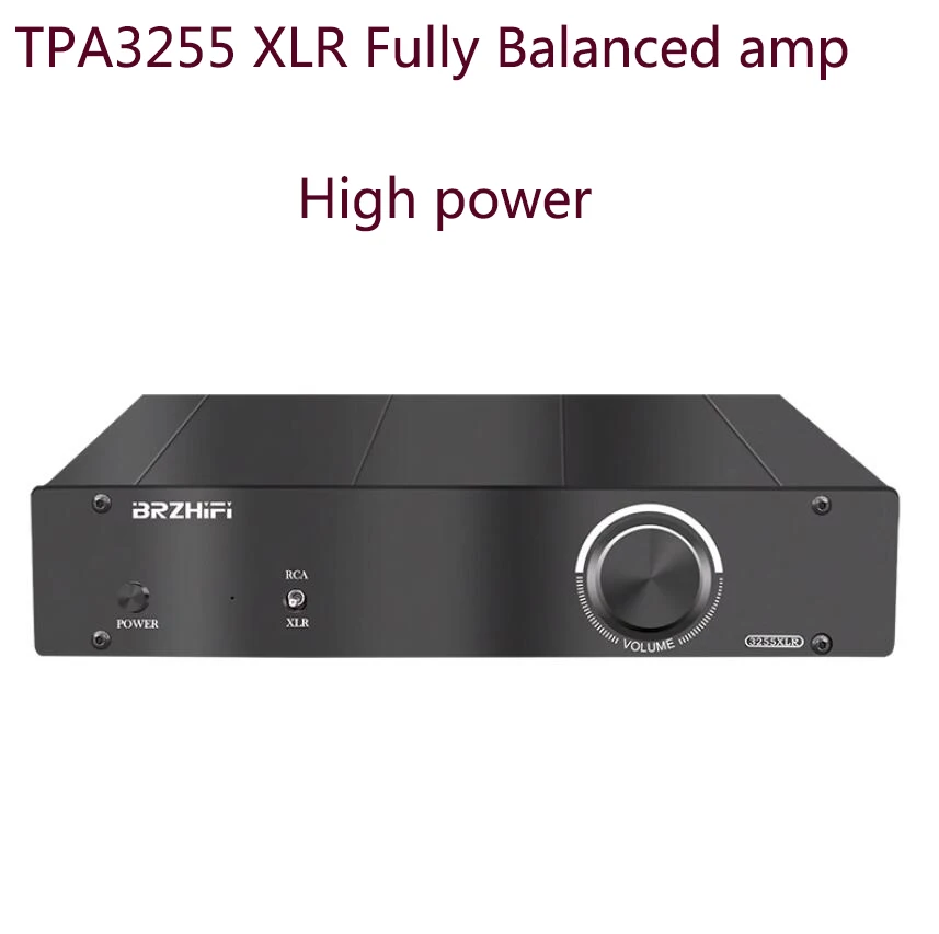 

300W*2 High power Tpa3255 Power Amplifier XLR Fully Balanced Input Stereo Audiophile Digital Power Amplifier Texas Instruments