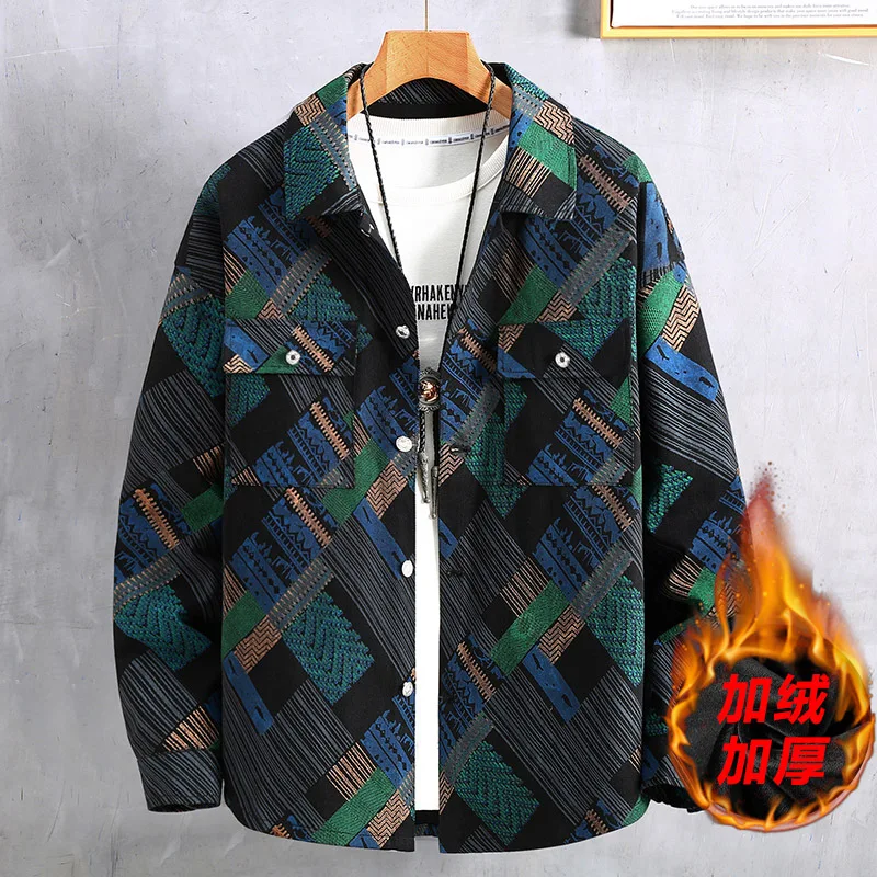 

160KG Hip Hop Streetwear Denim Jackets Men Plus Size 11XL 10XL Denim Coats Plush Shirt Spring Autumn Jacket Big Size 9XL 8XL 7XL