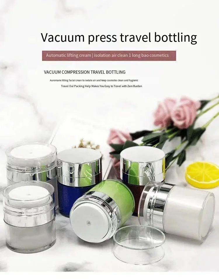 Face Cream Bottle Vacuum Pressing Cosmetics Body Cream Skin Care Skin