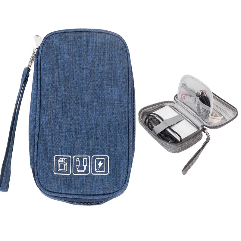 Compact Digital Storage Organizer Bag for Cables and Accessories