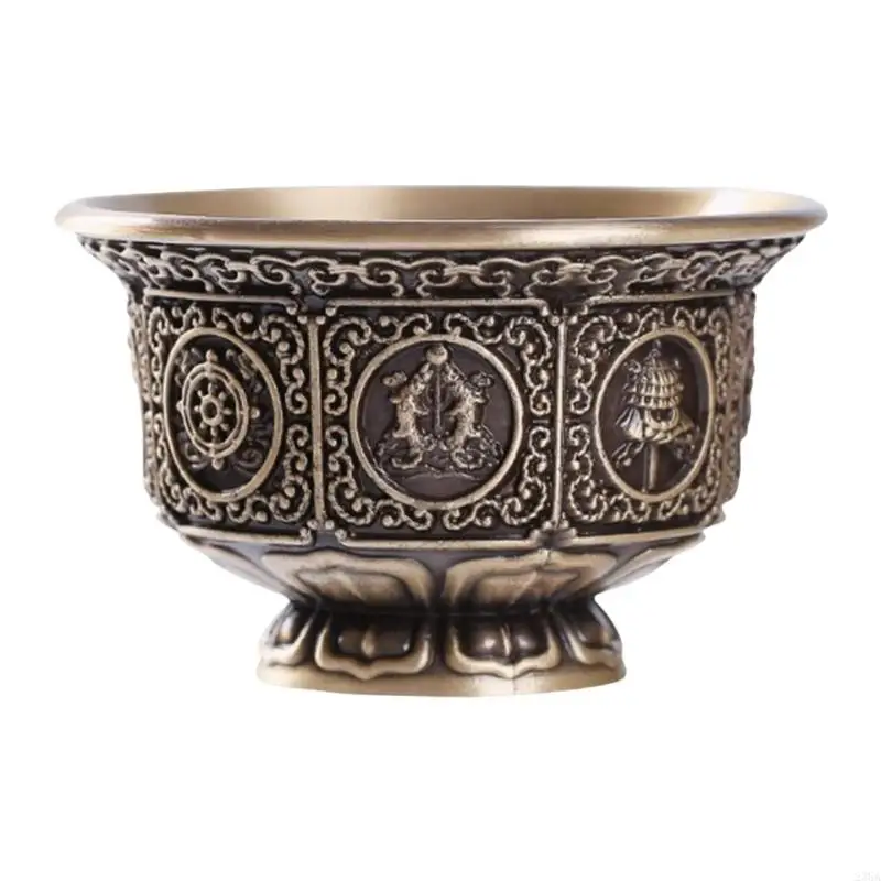 23GA Auspicious Eight Symbol Cup for Buddhist Practice Home Decoration Tool