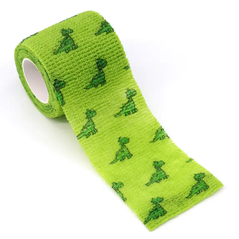Animal Pattern Printed Self Adhesive Elastic Bandage 4.5m Sports Wrap Tape for Finger Joint Knee First Aid Kit Pet Tape - Image 4