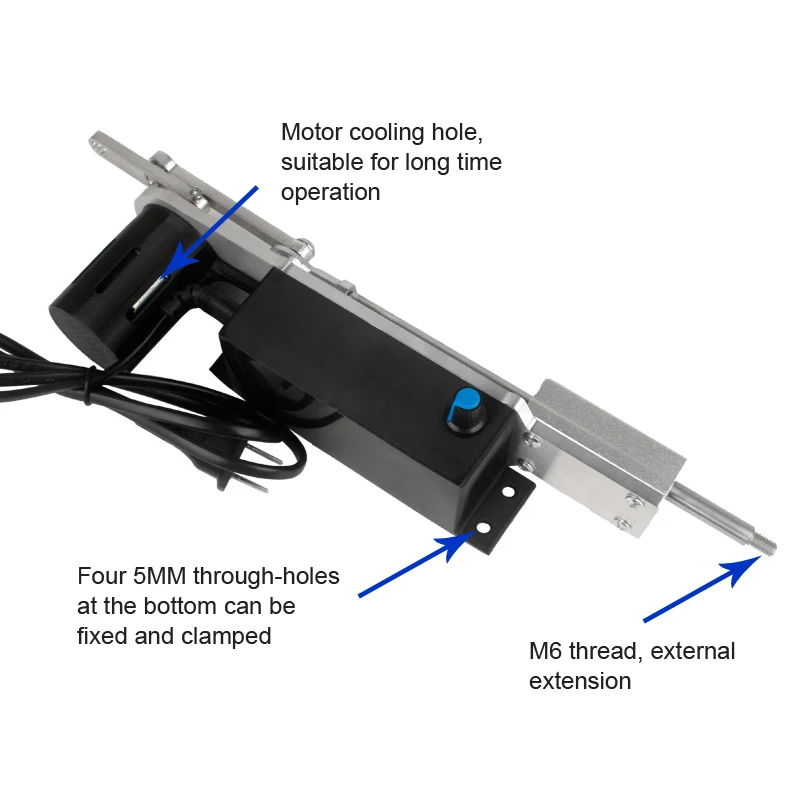 Telescopic Sex Machine Stroke 20MM-120MM Adjustable Big Thrust 0-300RPM Reciprocating Linear Actuator 220V sex toy
