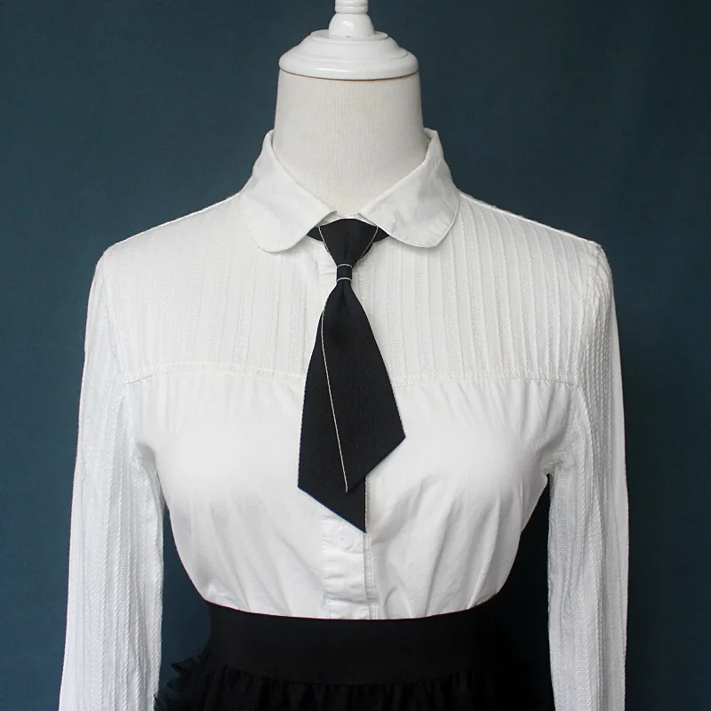 Simple Slim Neck Tie Bowtie Men's Women's Business Dress College Style Shirt Bow Collar Flower for Womens Children Accessories bow tie