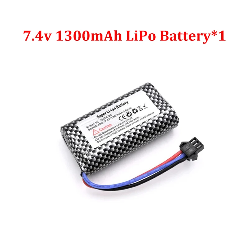 MN82 Remote Control Car Original Battery MN128 MN78 7.4V 1300mah Battery Original Charger LC79 MN MODEL 6