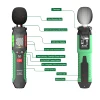 MASTFUYI FY8837 Portable Noise Meter Automatic Transmission 30-130db Audio Recording Sound Level Indicator Decibel Meter 4