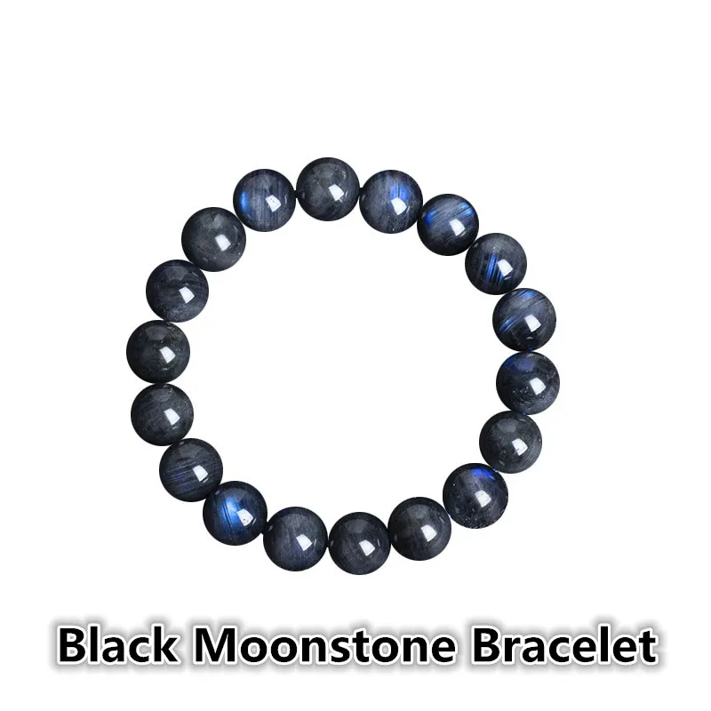 Defining Bracelet- Encouragement Bracelet with Black Moonstone Gemstones |  T. Jazelle