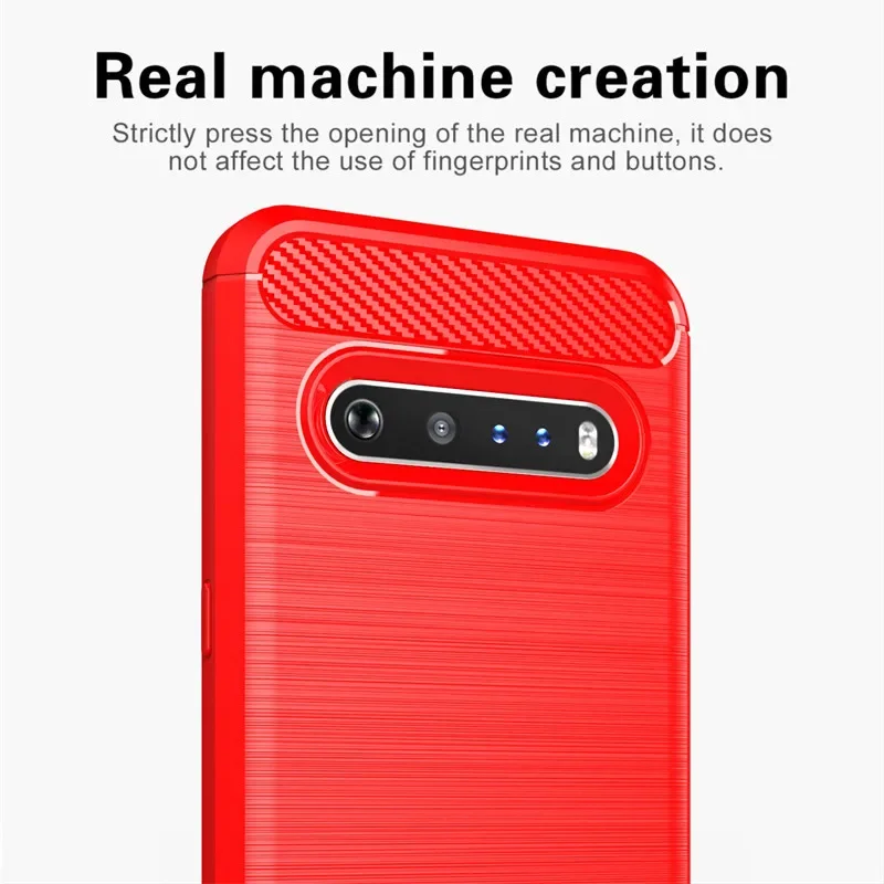 Shockproof Bumper TPU Business Fiber Soft Phone Case Cover