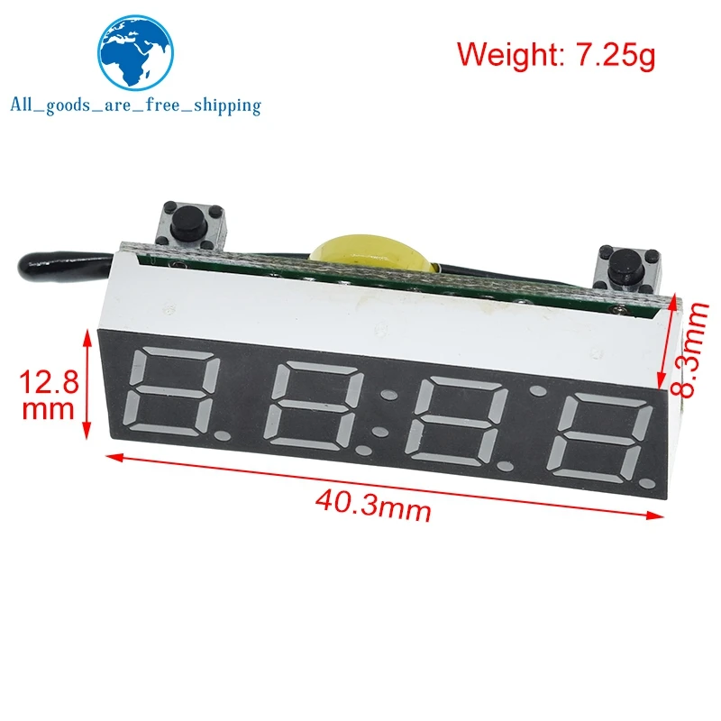 TZT 1/3PCS 3 In 1 LED RX8025T Digital Clock Temperature thumbnail 6