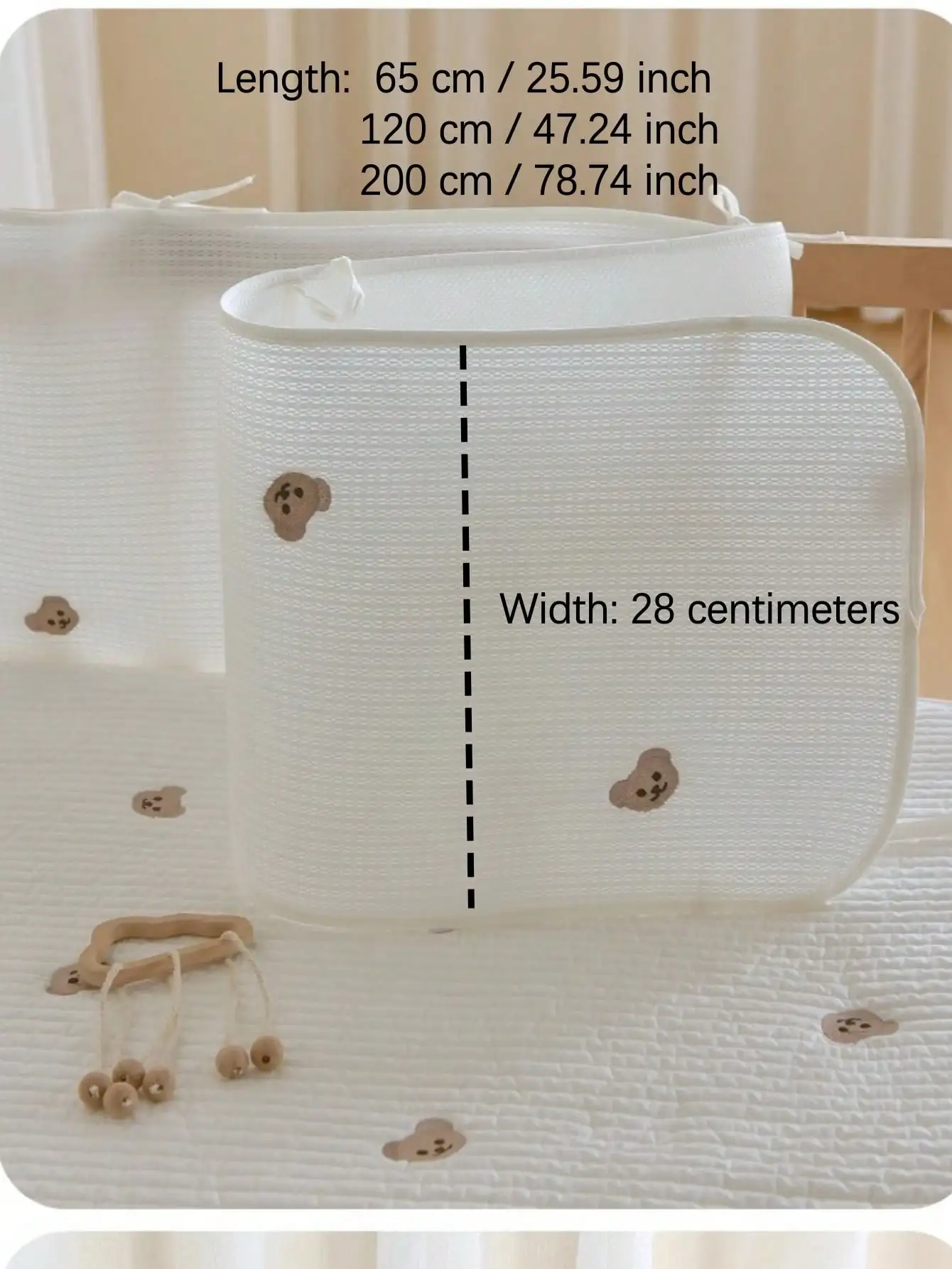 통기성 범퍼  침대 범퍼  방 장식  머리 보호 충돌 방지 장비  침구