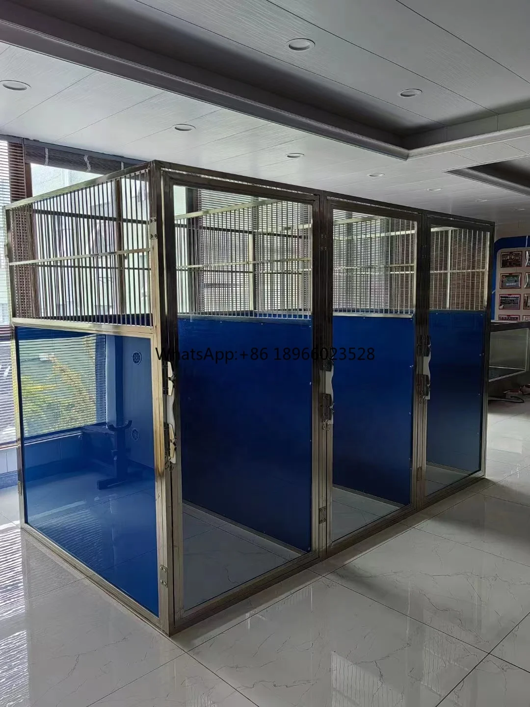 Customized High Tempered Glasses dog kennel runs outdoor