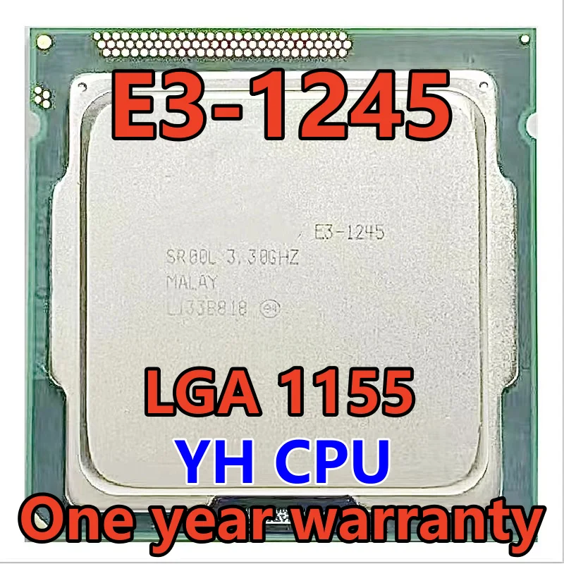 

E3-1245 E3 1245 SR00L 3,3 GHz четырехъядерный восьмипоточный процессор 8M 95W LGA 1155