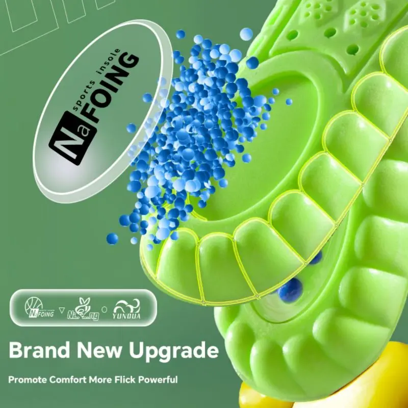 Sport Insoles Sport Orthopedic Insoles Sports Insoles Orthopedic Insoles Shoe Insoles 1Pair 4D Cloud Sport Insoles for Shoes PU Air Cushion Sole Soft Shock Absorption Deodorant Breathable Running Orthopedic Insoles